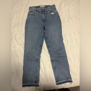 Abercrombie & Fitch Light Blue Straight Leg Jeans